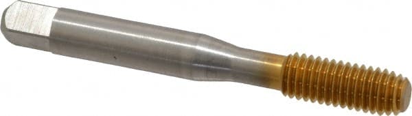 Thread Forming Tap: M8x1.25 Metric Coarse, 6H Class of Fit, Bottoming, High Speed Steel, TiN Coated MPN:18550-01T