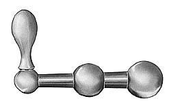 Crank Handles, Type: Revolving , Material: Bar Steel  MPN:801044