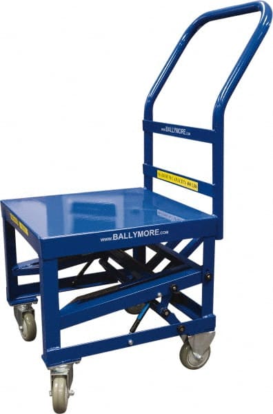 Mobile Utility Cart: Steel, Blue MPN:BPCRT-B