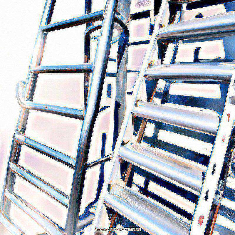 Tilt and Roll Ladder Aluminum 19 in.H MPN:A2SH30-TR