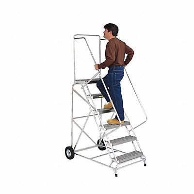 Wheelbarrow Ladder Aluminum 70 In.H MPN:ALWB-7R