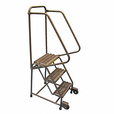 Tilt and Roll Ladder Steel 28-1/2 In.H MPN:H318TRG GREY