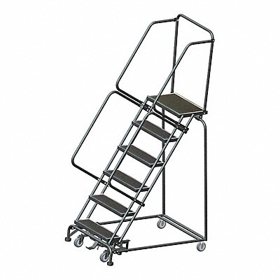 Lockstep Rolling Ladder Steel 60 In.H MPN:WA063214R