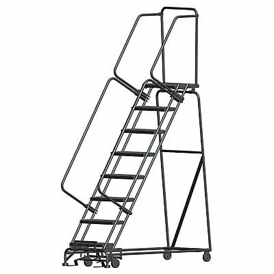 Lockstep Rolling Ladder Steel 80 In.H MPN:WA083214G