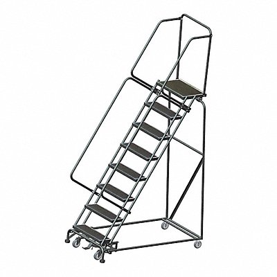 Slope Lockstep Roll Ladder Steel 80 In.H MPN:WA083214R