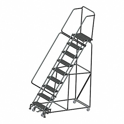 Lockstep Rolling Ladder Steel 90 In.H MPN:WA093214G