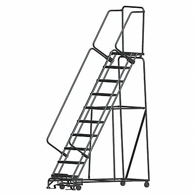 Lockstep Rolling Ladder Steel 100 In.H MPN:WA103214X