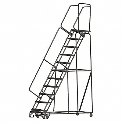 Lockstep Rolling Ladder Steel 110 In.H MPN:WA113214P