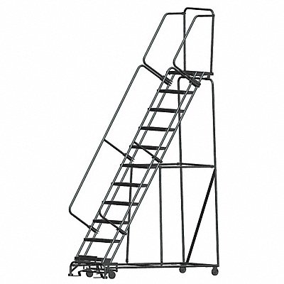 Lockstep Rolling Ladder Steel 110 In.H MPN:WA113214X