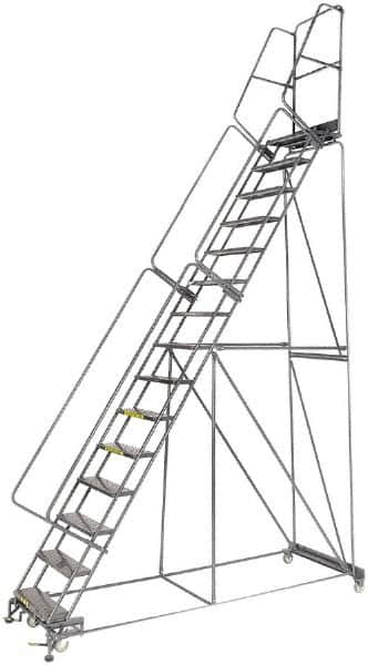 Steel Rolling Ladder: 15 Step MPN:154014PKF