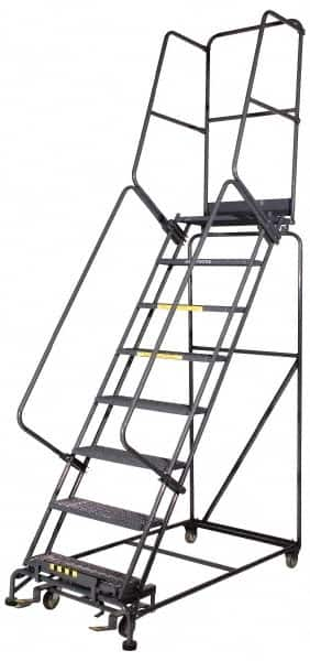 Steel Step Rolling Ladder: 10 Step MPN:CALFS103214G