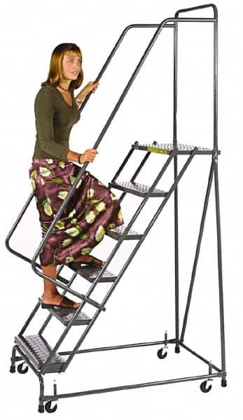 Steel Rolling Ladder: 4 Step MPN:FSH418R