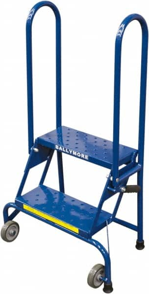 2-Step Steel Folding Step Ladder: 32