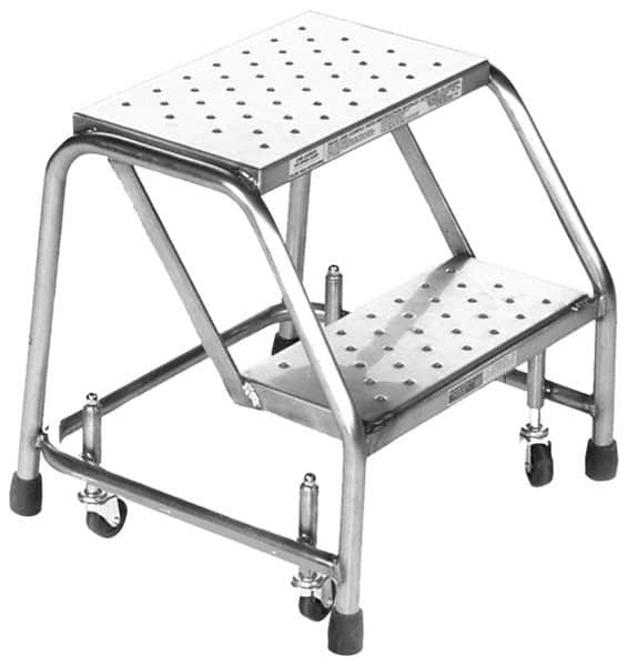 Stainless Steel Rolling Ladder: 1 Step MPN:SS1NG**