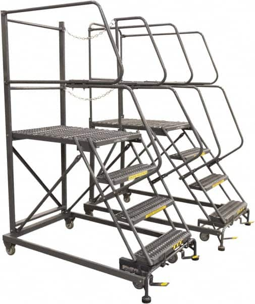 Carbon Steel Rolling Ladder: 5 Step MPN:SW SEP5-2448