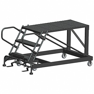 Roll Work Platform Steel Single 30 In.H MPN:SNR33648