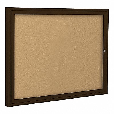 Enclosed Bulletin Board Coffee 1 Door MPN:94PC1-I