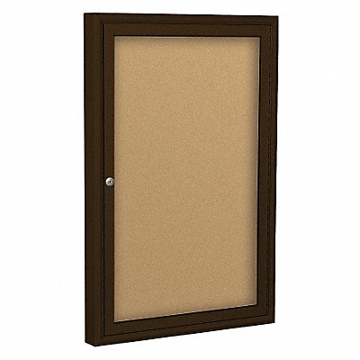 Enclosed Bulletin Board Coffee 1 Door MPN:94PCB-I