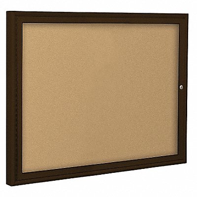 Enclosed Bulletin Board Coffee 1 Door MPN:94PCU-I