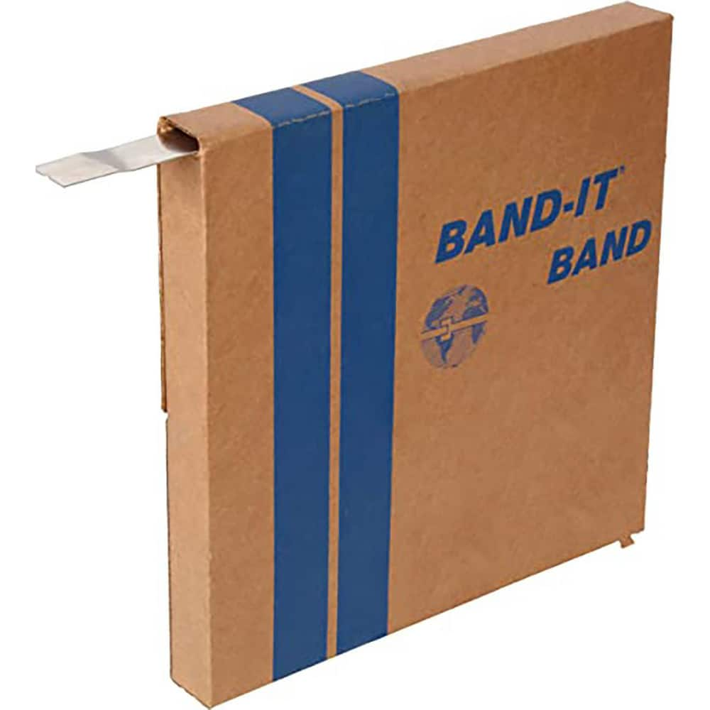 Band Clamps, Clamp Type: Banding Strap Roll , Material: Stainless Steel , Number of Pieces: 1 , Material Grade: 200/300 , Includes: 100/Roll  MPN:C17199