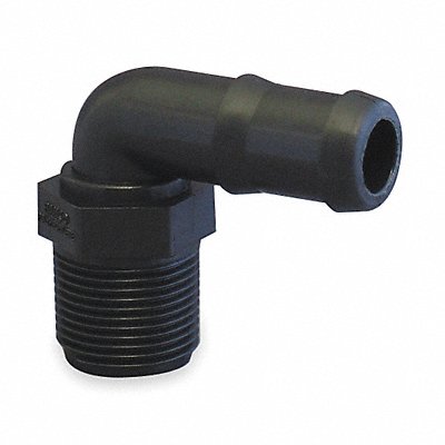 Barbed Hose Fitting Hose ID 1/4 NPT MPN:HB025-90