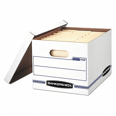 Storage File Box Letter/Legal White PK4 MPN:0070308