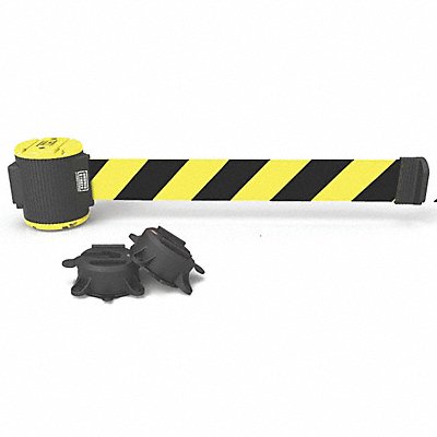 Magnetic Belt Barrier 30ftL Yellow/Black MPN:MH5007