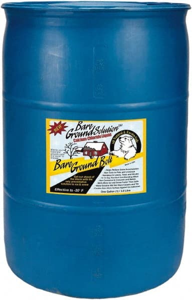 Ice & Snow Melter & De-Icer: Calcium Chloride Liquid, 55 gal Drum MPN:BGB-55DC