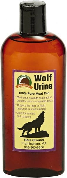 8oz Bottle of Wolf Urine Predator Scent to repel unwanted animals MPN:WU-8