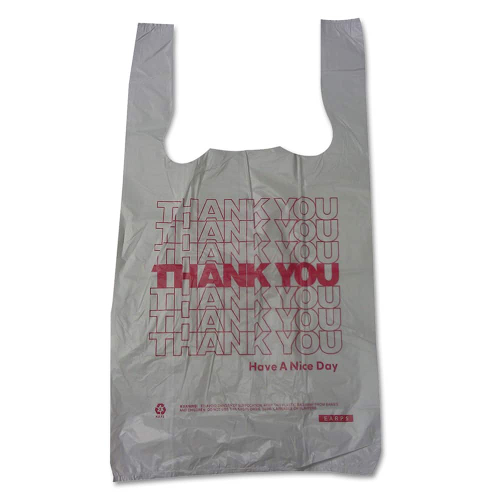 Paper Bags, Bag Type: Merchandise Bag , Color: White , Handle Included: Yes , Bag Bottom Type: Flat  MPN:BPC10519THYOU