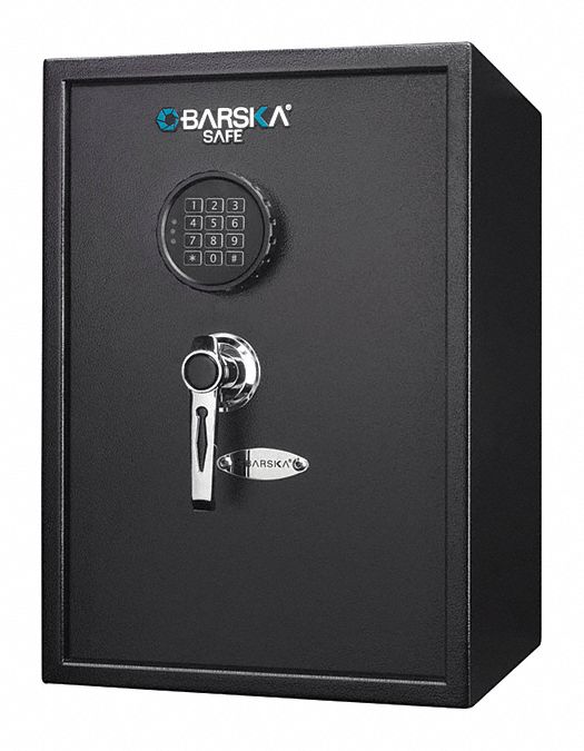 Security Safe Black 1.54 cu ft Cap. MPN:AX13098