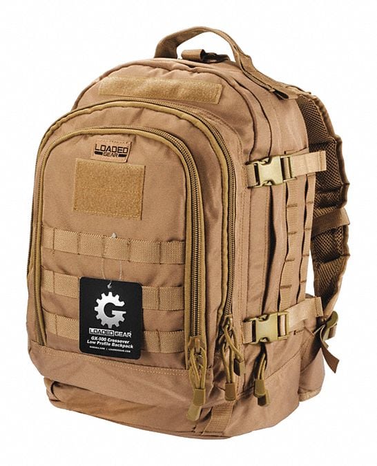 Backpack Crossover Utility Tan Nylon MPN:BI12614