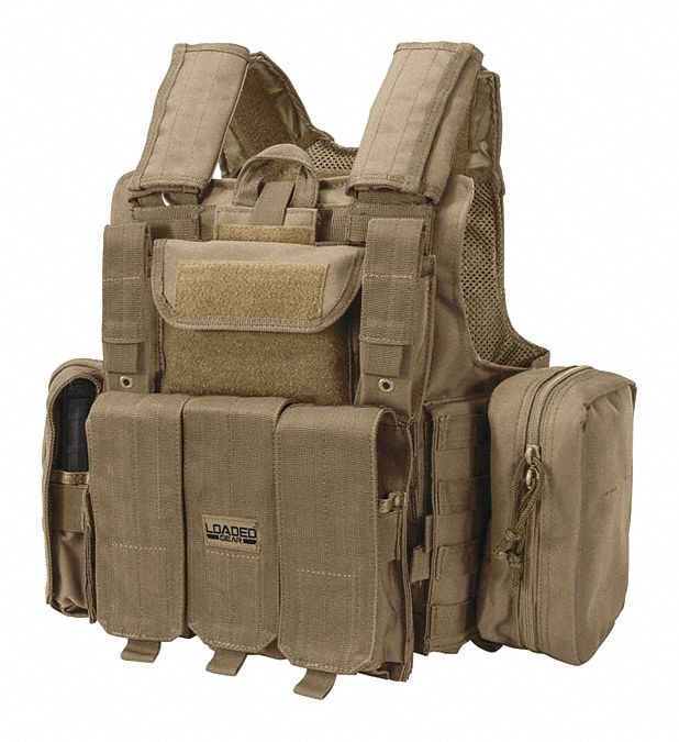 Tactical Vest Nylon Universal Tan MPN:BI12308