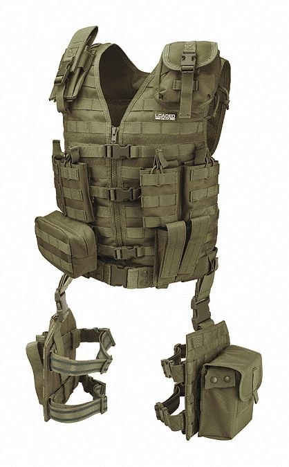 Tactical Vest Nylon Universal Green MPN:BI12330