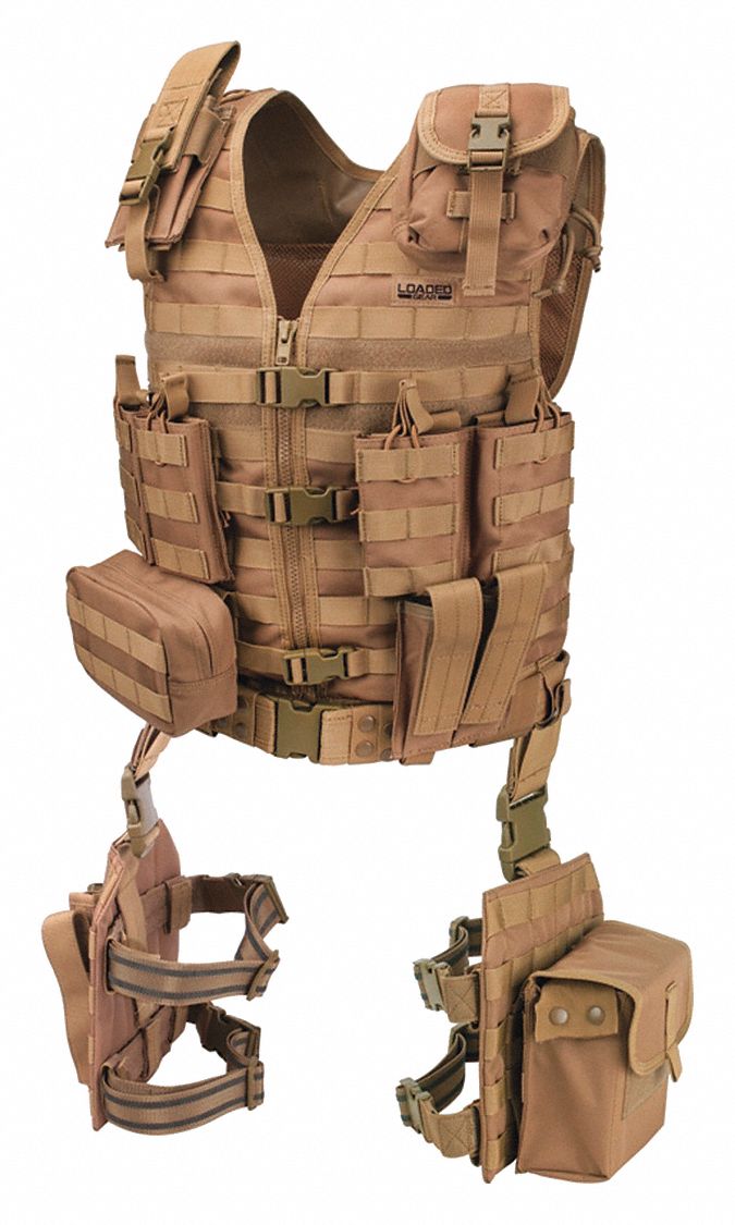 Tactical Vest Nylon Universal Tan MPN:BI12344