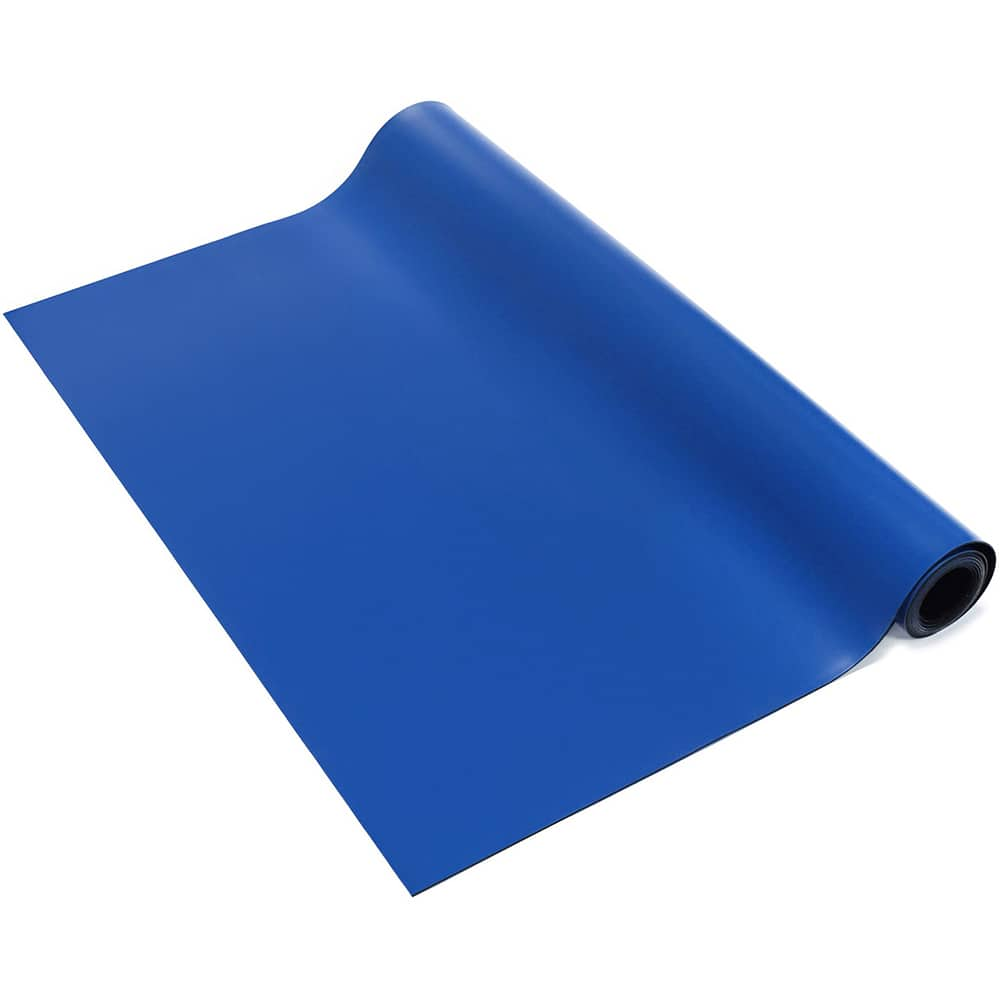 Anti-Static Table Mat: Rubber, 50' OAL, 2' OAW, 0.08