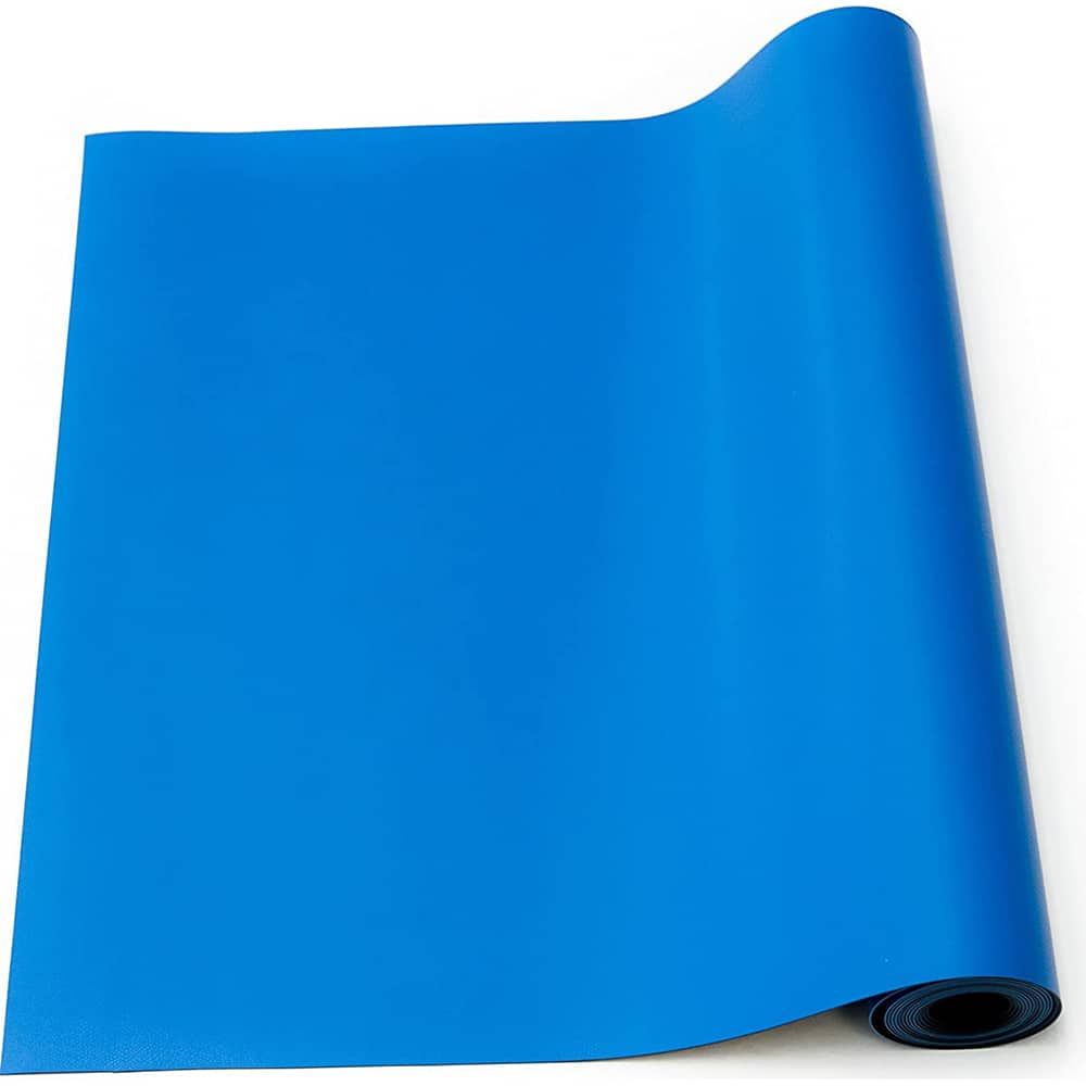 Anti-Static Table Mat: Rubber, 40' OAL, 2.5' OAW, 0.06