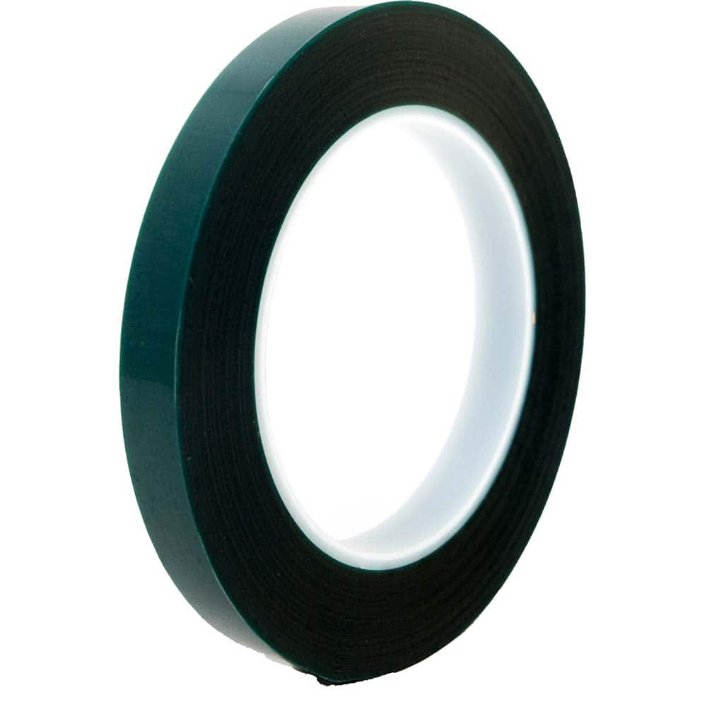 High Temperature Masking Tape: 10 mm Wide, 72 yd Long, 3.5 mil Thick, Green MPN:GPT-10MM