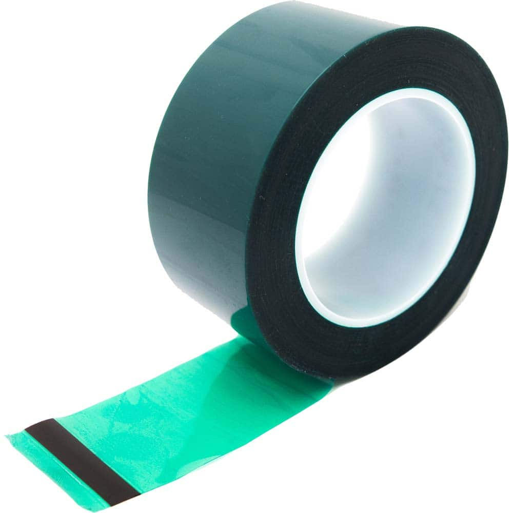 High Temperature Masking Tape: 125 mm Wide, 72 yd Long, 3.5 mil Thick, Green MPN:GPT-125MM