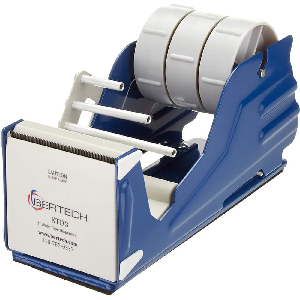 Table Top Tape Dispensers, Style: Multi-Roll , Mount Type: Table/Desk , Tape Width: 6 in , Tape Core Diameter: 3in , Dispenser Material: Steel  MPN:KTD3