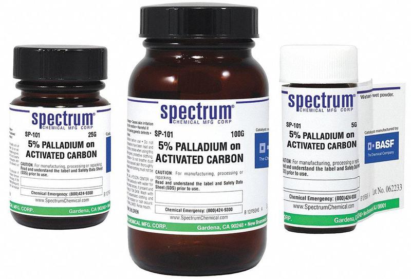 Palladium on Activated Carbon 25g MPN:SP-101