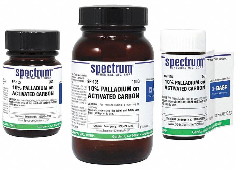 Palladium on Activated Carbon 5g MPN:SP-105