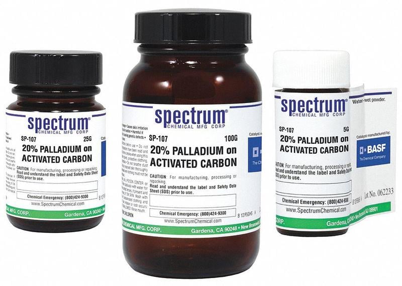 Palladium on Activated Carbon 5g MPN:SP-107