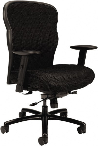 Task Chair:  Fabric Mesh,  Adjustable Height,  19-1/4 to  22-1/4