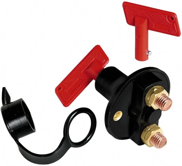 1 Position, 12 Volt, 100 Continuous Amp, Water Resistant Inline Battery Switch MPN:20314