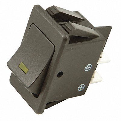 Rocker Switch 1/4 Male Terminal Black MPN:20530