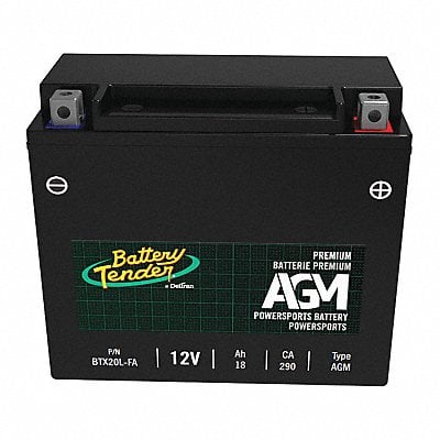 Engine Start Battery 12V 18Ah 290CCA AGM MPN:BTX20L-FA