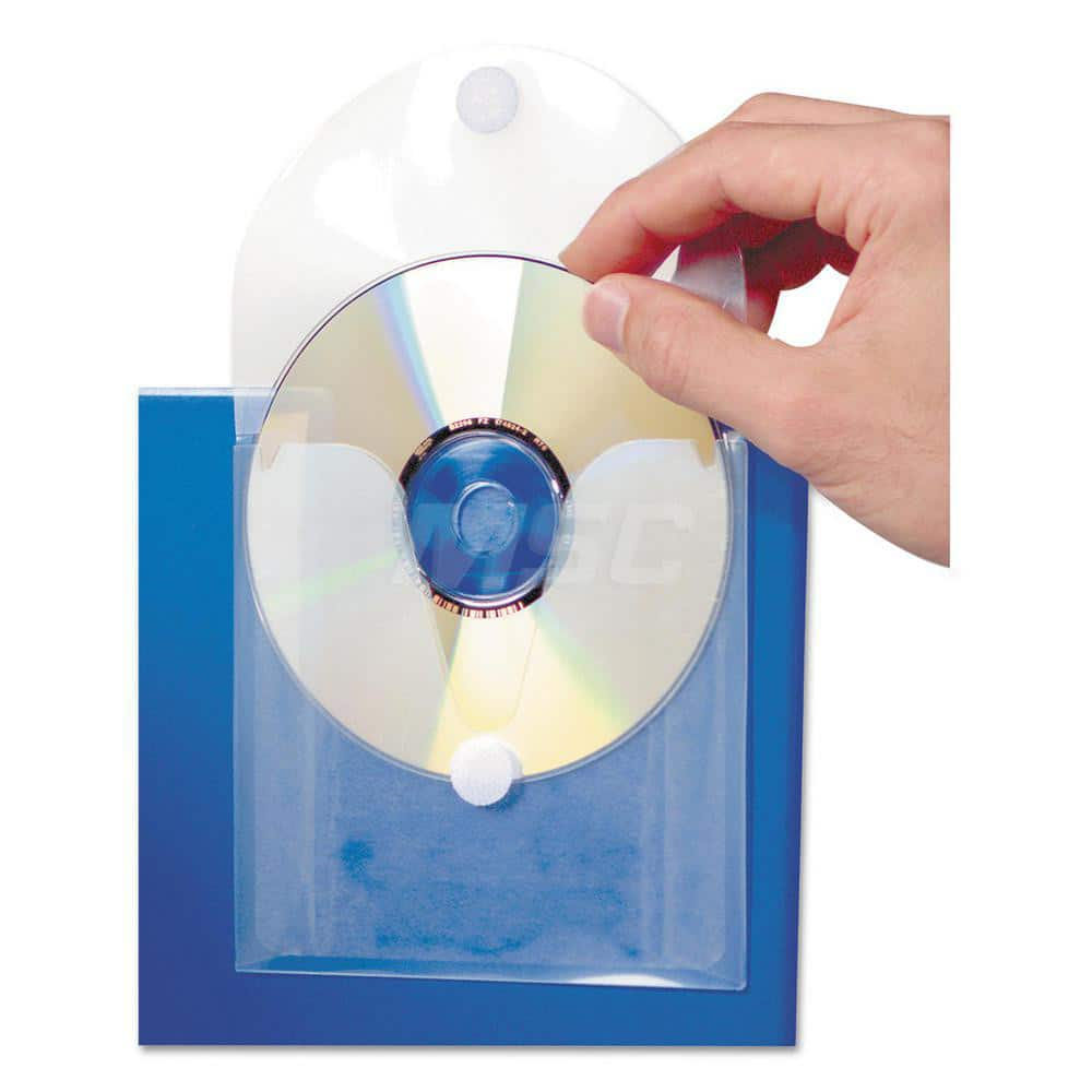 CD POCKET, CLEAR/WHITE, 5/PACK MPN:BAU61801