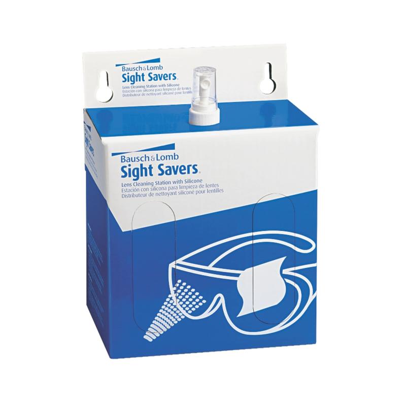 Bausch & Lomb Sight Savers Lens Cleaning Station - 1,520 Absorbent Lens Cleaning Tissues - 16 oz. Cleaner (Min Order Qty 4) MPN:8565