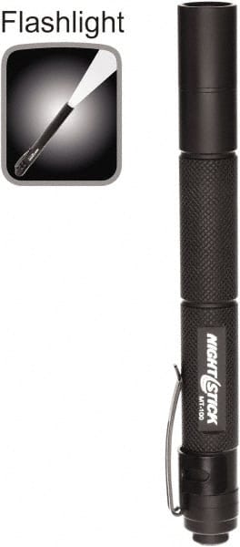 Handheld Flashlight: LED, 1.5 hr Max Run Time, AAA battery MPN:MT-100